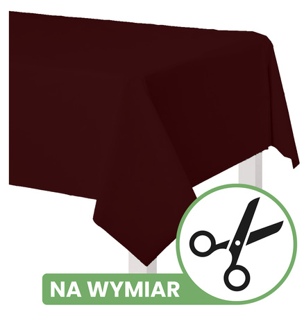Obrus prostokątny NA WYMIAR- kolor BORDOWY