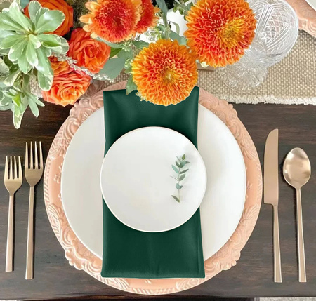 Serwetki SERWETA WELUROWA butelkowa zieleń 10 sztuk 45x45cm