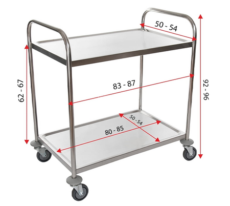 POKROWIEC obrus na stół wózek kelnerski CZARNY GŁADKI 85 cm
