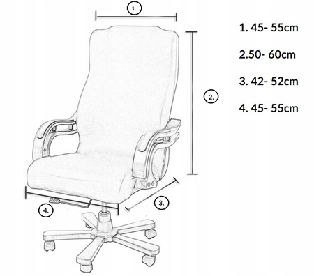 POKROWIEC fotel OBROTOWY WELUR KREMOWY biurowy