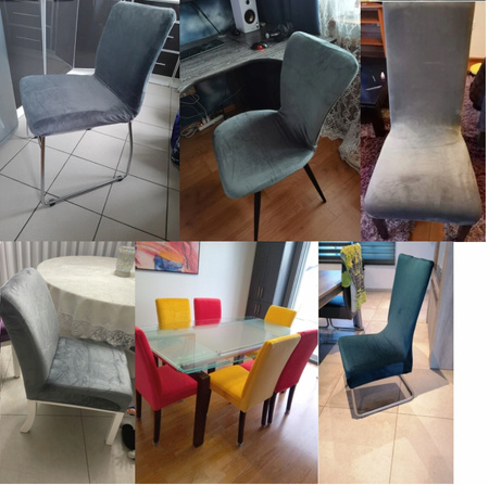 POKROWIEC krzesło ŻAKARD wypukły TKANINA STRUKTURALNA PASY KREMOWY