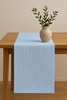 BIEŻNIK muślinowy CHŁODNY NIEBIESKI na stół 40x275 cm