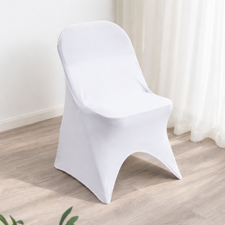 POKROWIEC pokrowce bankietowy BIAŁY NA KRZESŁO SKŁADANE CATERINGOWE komunia