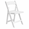 KRZESŁO CATERINGOWE SKŁADANE OGRODOWE GRUBE BIAŁE