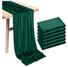BIEŻNIK welurowy ZIELONY na stół ŚWIĄTECZNY 40x275 cm