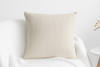 Poszewka dekoracyjna na poduszkę, kremowy