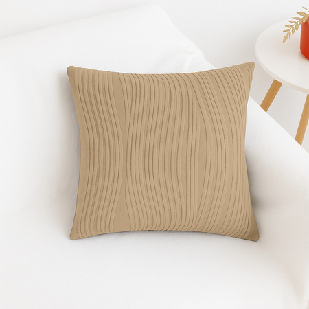 Poszewka dekoracyjna na poduszkę, beżowy, kamel