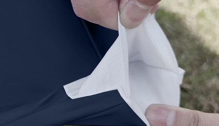 POKROWIEC na stół bankietowy cateringowy 180x76 cm granatowy