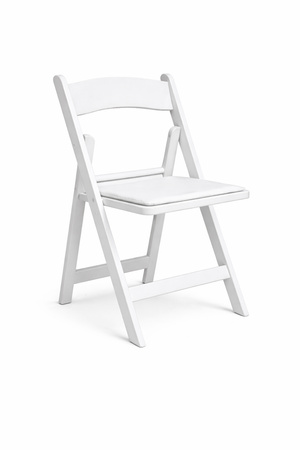KRZESŁO CATERINGOWE SKŁADANE OGRODOWE GRUBE BIAŁE