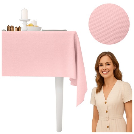 obrus DZIEWCZĘCY RÓŻ stół 140x240cm