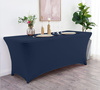 POKROWIEC na stół bankietowy cateringowy 180x76 cm granatowy