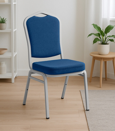 Krzesło bankietowe, konferencyjne granatowe