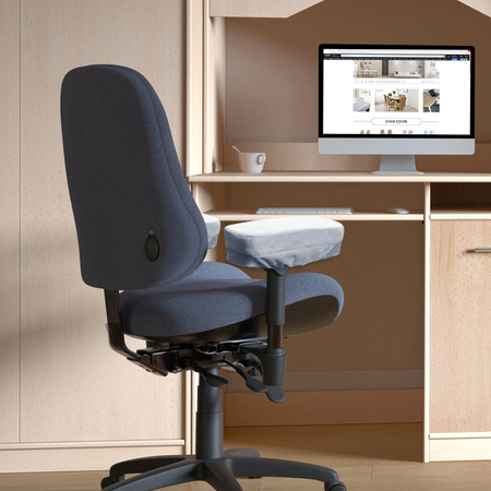 Podłokietnik do krzesła biurowego jasny szary