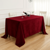 Obrus MATOWY WELUR bordowy na stół 230x230cm
