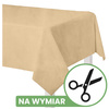 Obrus MATOWY WELUR cappucino - NA WYMIAR