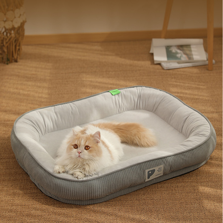 Leżanka legowisko dla PSA, KOTA duże L: 60x48, PREMIUM WELUR miękkie