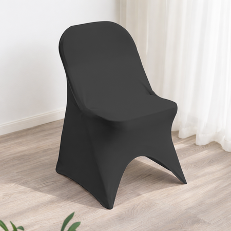 POKROWIEC pokrowce bankietowy CZARNY NA KRZESŁO SKŁADANE CATERINGOWE