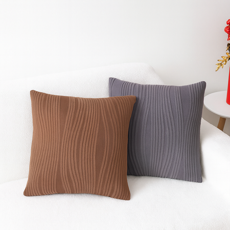 Poszewka dekoracyjna na poduszkę, brązowy