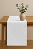 BIEŻNIK muślinowy BIAŁY na stół 40x275 cm