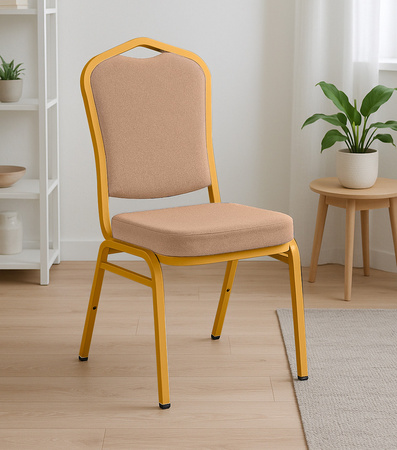 Krzesło bankietowe, konferencyjne beżowe