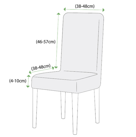 POKROWIEC krzesło ŻAKARD wypukły TKANINA STRUKTURALNA PASY KREMOWY