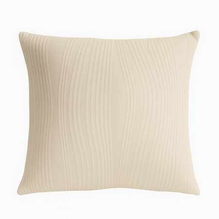 Poszewka dekoracyjna na poduszkę, kremowy