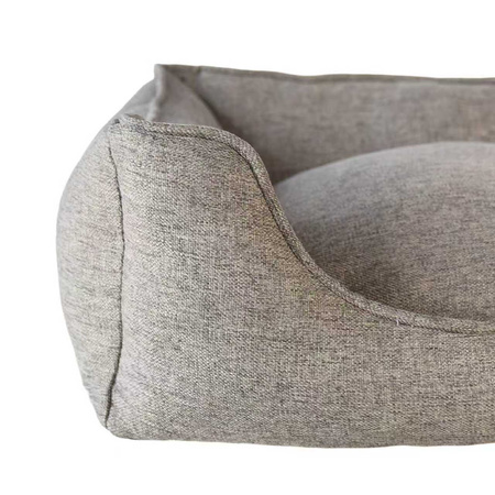 Leżanka legowisko dla PSA KOTA M: 55x45x16, szare WODOODPORNE