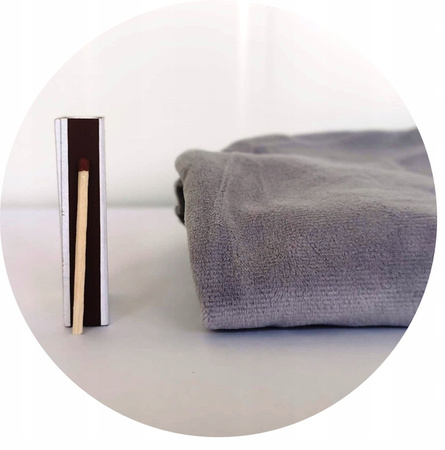 Leżanka legowisko dla DUŻEGO PSA XL: 80x60x14, szare, WODOODPORNY SPÓD