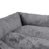 Leżanka legowisko dla DUŻEGO PSA XL: 80x60x14, szare, WODOODPORNY SPÓD