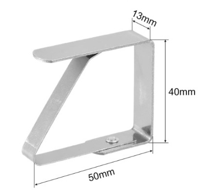 Klipsy metalowe do obrusów