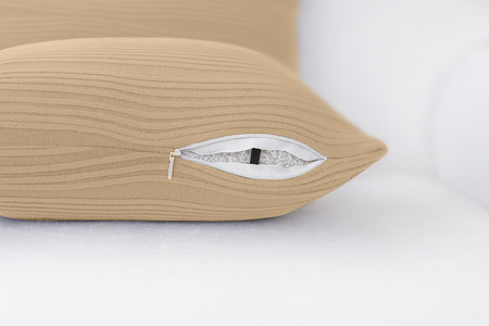 Poszewka dekoracyjna na poduszkę, beżowy, kamel