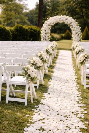 KRZESŁO CATERINGOWE SKŁADANE OGRODOWE GRUBE BIAŁE