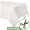 Obrus MATOWY WELUR mleczna biel - NA WYMIAR