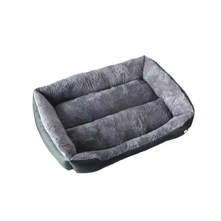 Leżanka legowisko dla DUŻEGO PSA XL: 80x60x14, szare, WODOODPORNY SPÓD