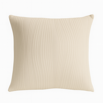 Poszewka dekoracyjna na poduszkę, kremowy