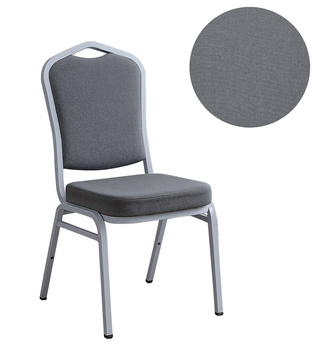Krzesło bankietowe, konferencyjne szare
