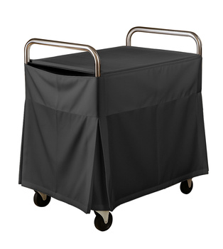 POKROWIEC obrus na stół wózek kelnerski CZARNY GŁADKI 85 cm