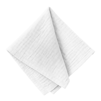Serwetki SERWETA MUŚLINOWA białe 10 sztuk 45x45cm