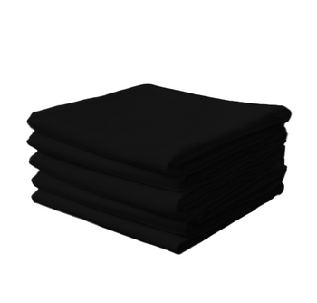 Serwetki SERWETA MATERIAŁOWA czarne 10 sztuk 50x50cm
