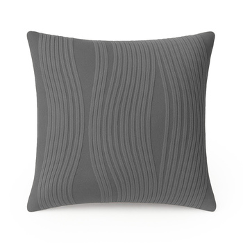 Poszewka dekoracyjna na poduszkę, ciemny szary