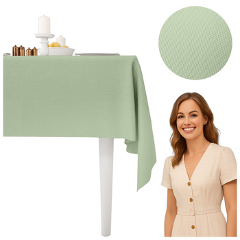 obrus OLIWKOWA ZIELEŃ stół 140x240cm