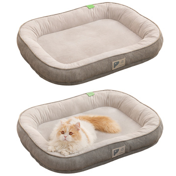 Leżanka legowisko dla PSA, KOTA duże L: 60x48, PREMIUM WELUR miękkie