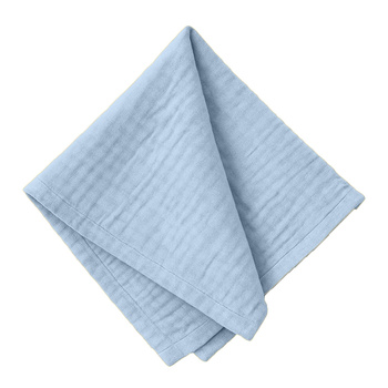 Serwetki SERWETA MUŚLINOWA chłodny niebieski 10 sztuk 45x45cm
