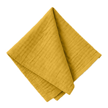 Serwetki SERWETA MUŚLINOWA musztardowa 10 sztuk 45x45cm