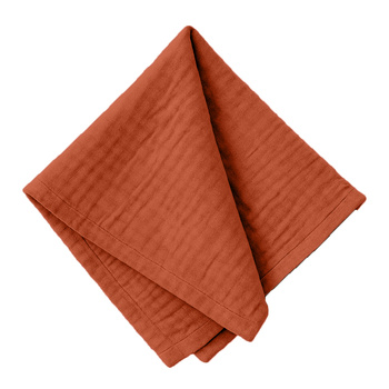 Serwetki SERWETA MUŚLINOWA rude, miedziane 10 sztuk 45x45cm